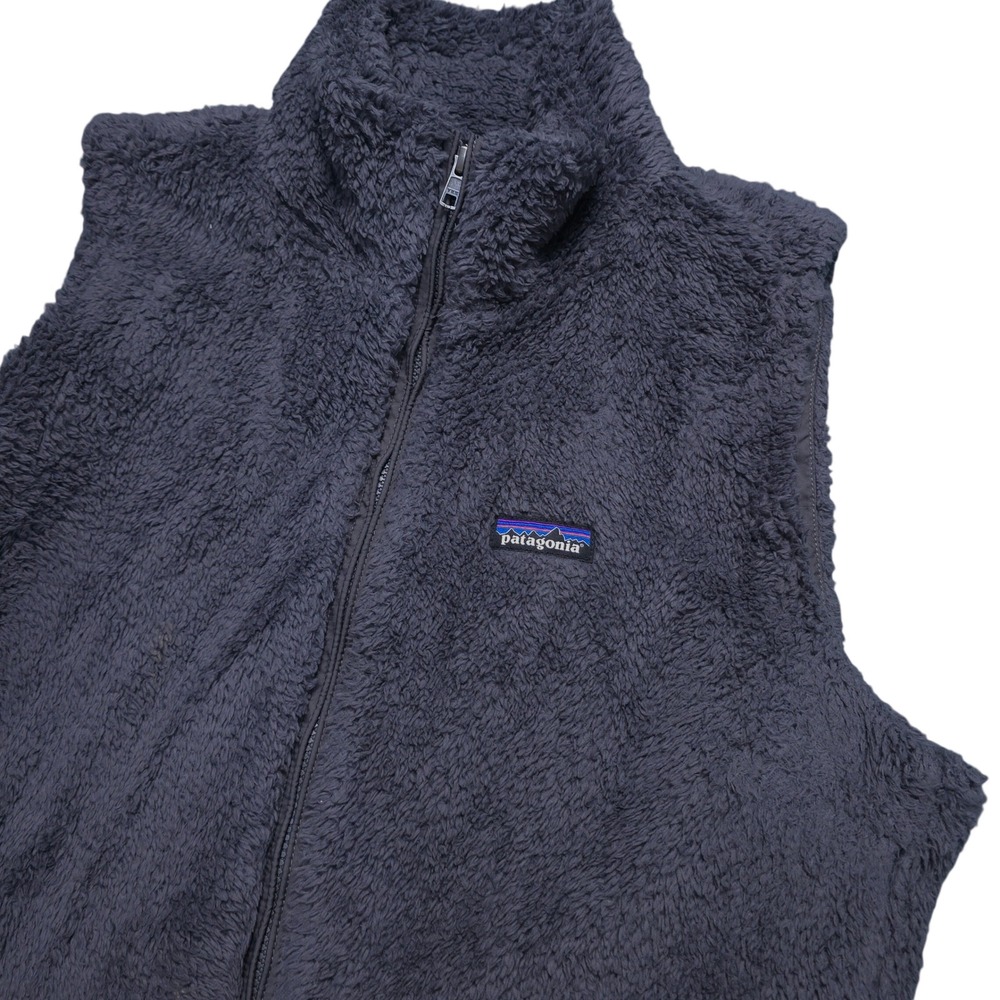 Patagonia Womens Los Gatos High Pile Fleece Vest XL Charcoal Grey Full
Cozy Warm